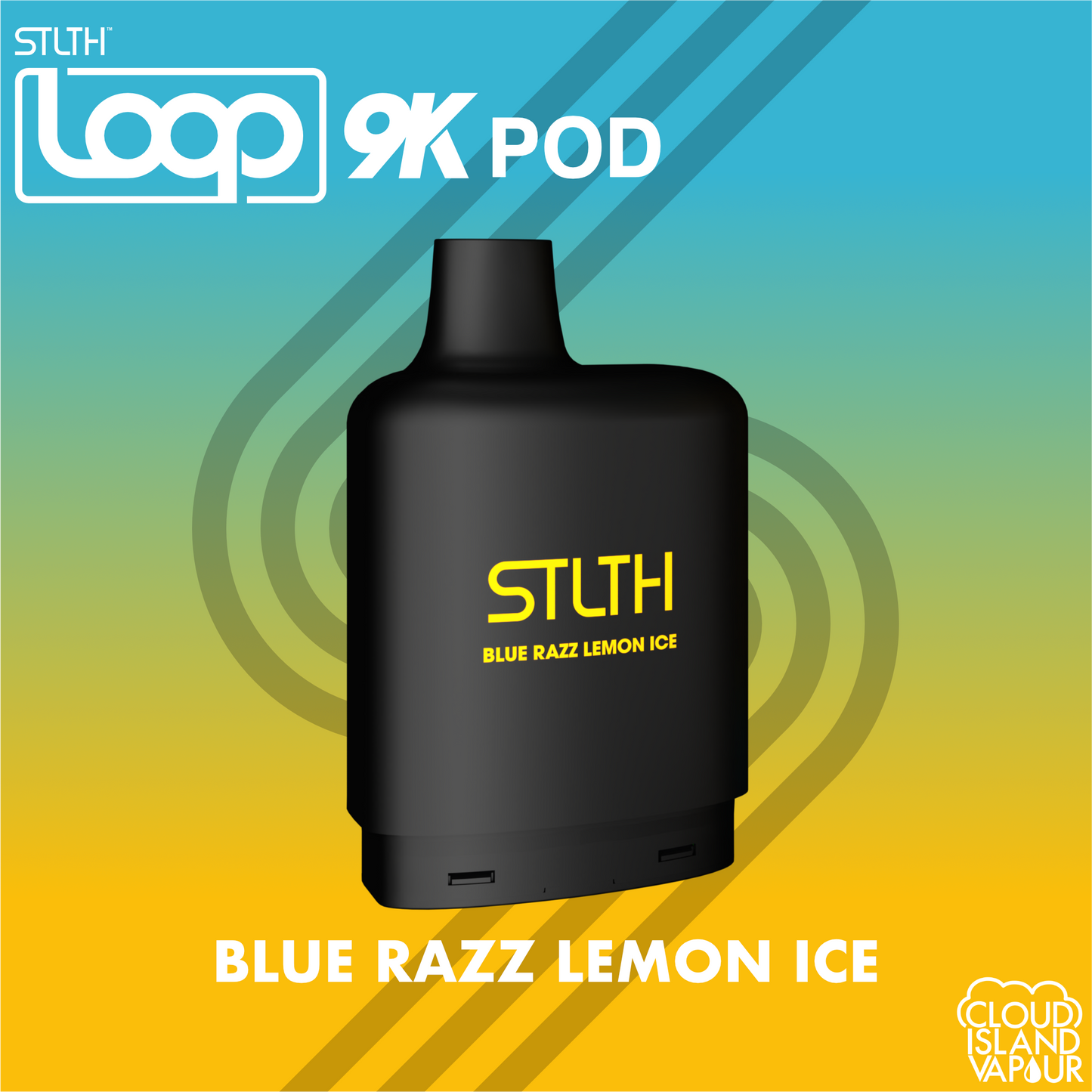 STLTH LOOP 9K Pod Pack Blue Razz Lemon Ice