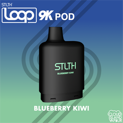 STLTH LOOP 9K Pod Pack Blueberry Kiwi