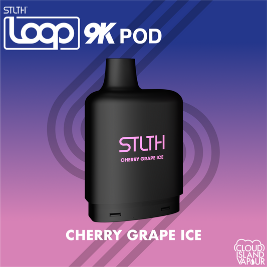 STLTH LOOP 9K Pod Pack Cherry Grape Ice