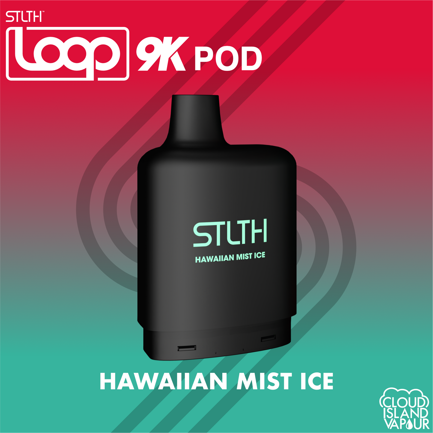 STLTH LOOP 9K Pod Pack Hawaiian Mist Ice