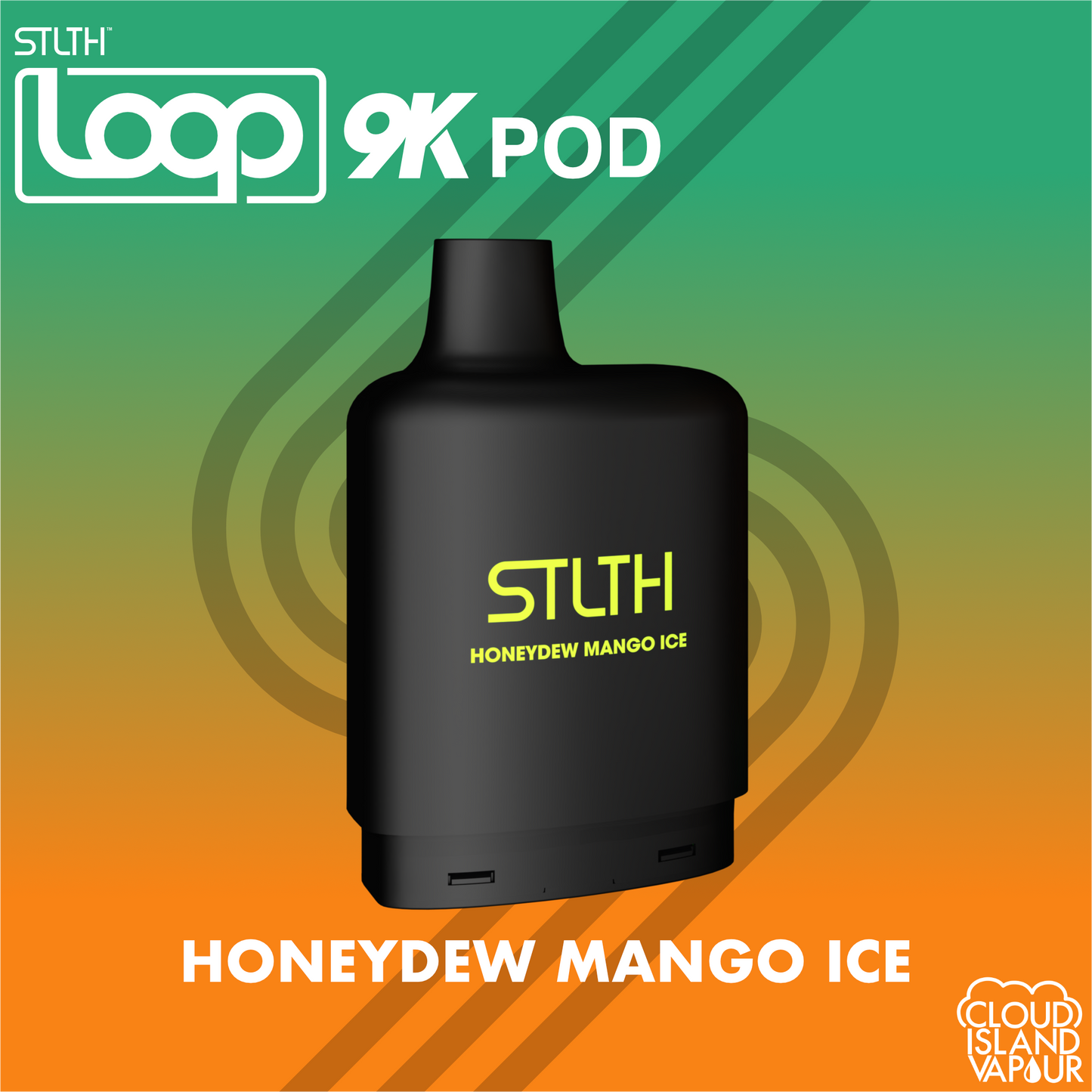 STLTH LOOP 9K Pod Pack Honeydew Mango Ice