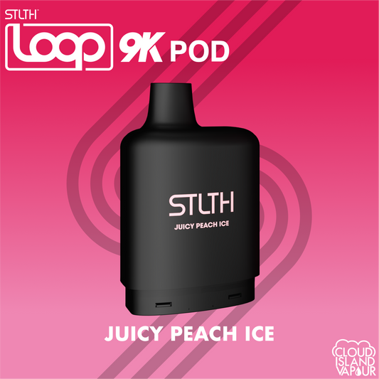 STLTH LOOP 9K Pod Pack Juicy Peach Ice