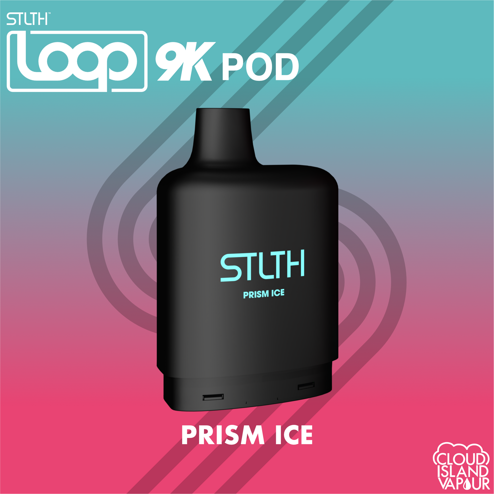 STLTH LOOP 9K Pod Pack Prism Ice