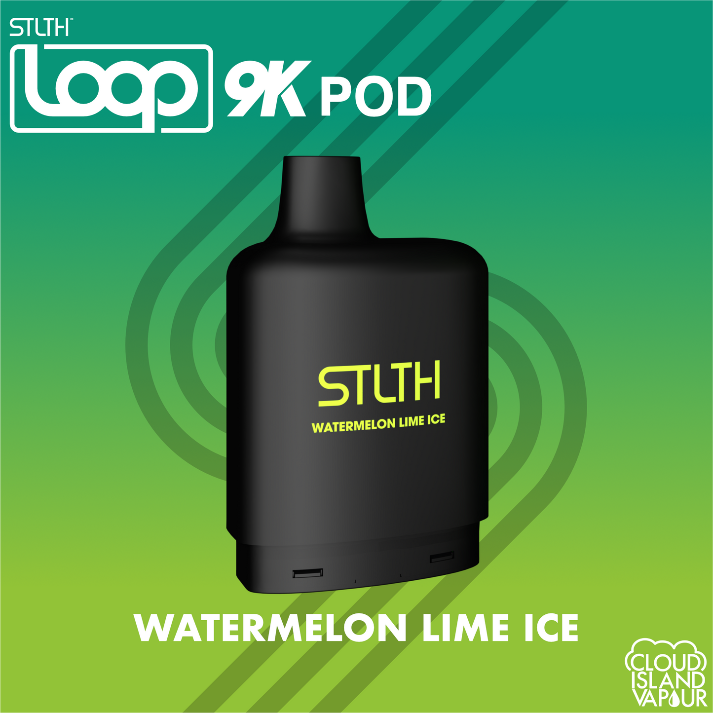 STLTH LOOP 9K Pod Pack Watermelon Lime Ice