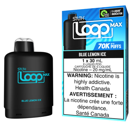 STLTH LOOP MAX 70K Pod Pack Blue Lemon Ice