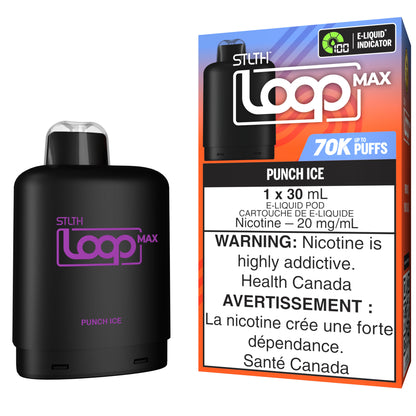 STLTH LOOP MAX 70K Pod Pack Punch Ice