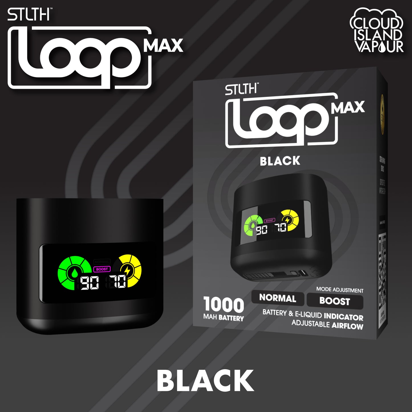 STLTH LOOP MAX Device - Black