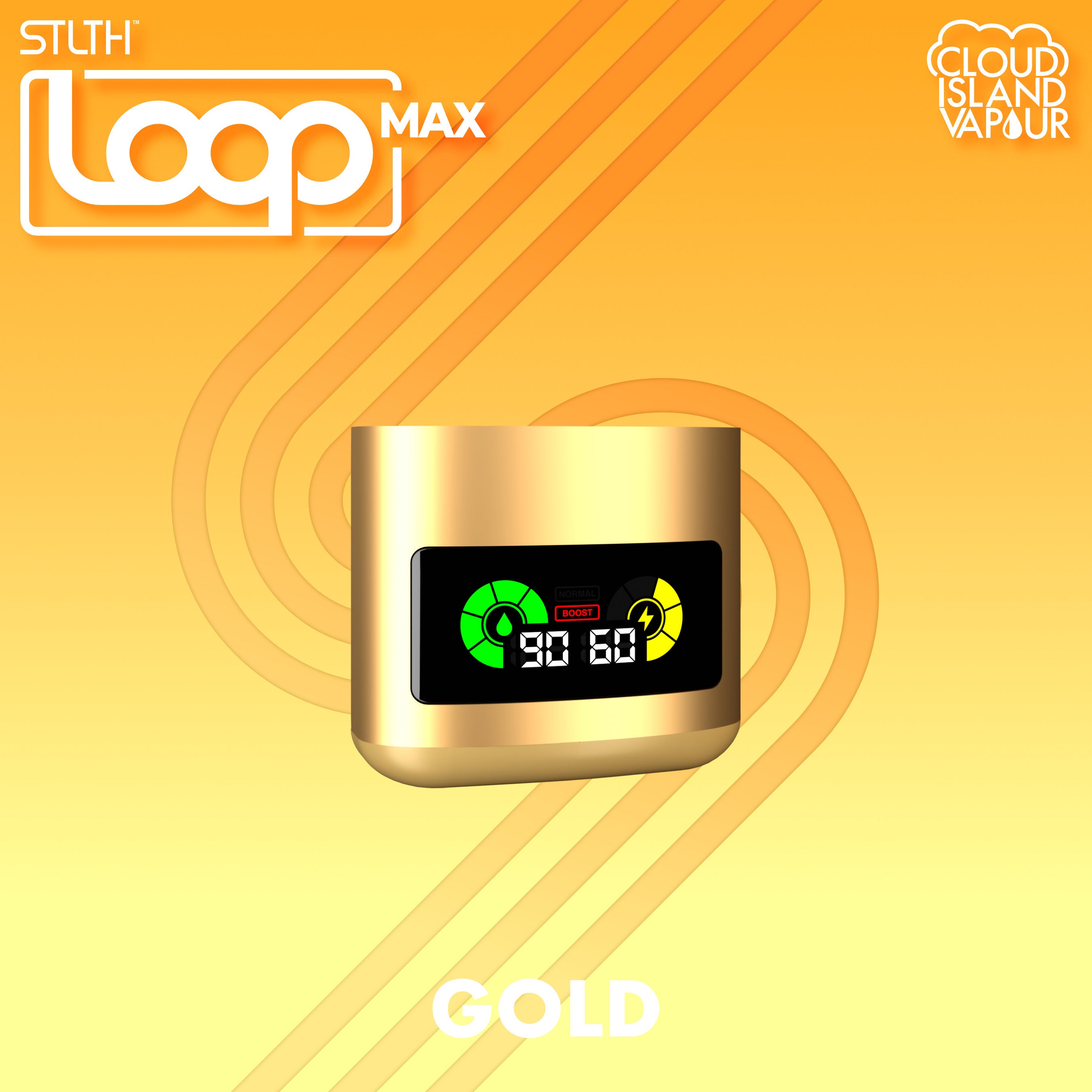 STLTH LOOP MAX Device Gold