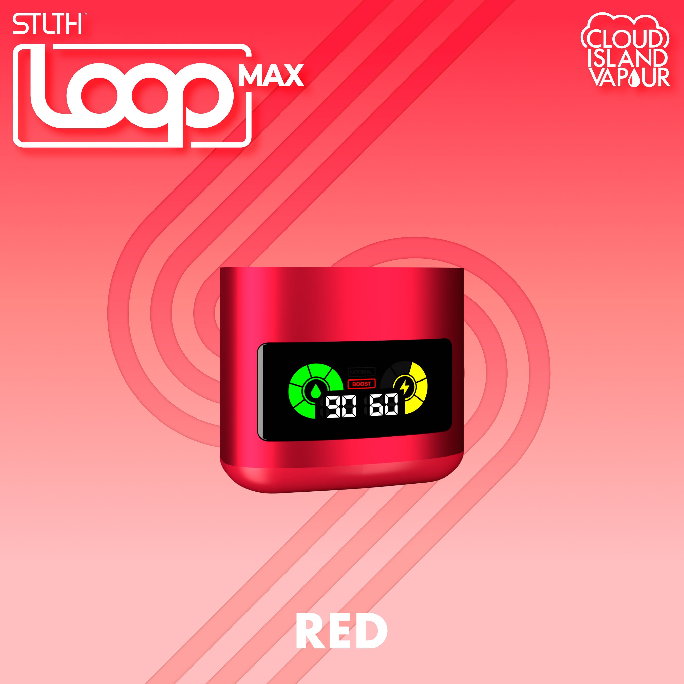 STLTH LOOP MAX Device Red