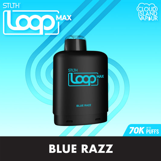 STLTH LOOP MAX 70K Pod Pack - Blue Razz