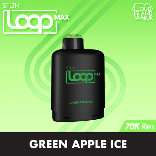 STLTH LOOP MAX Pod Pack Green Apple Ice