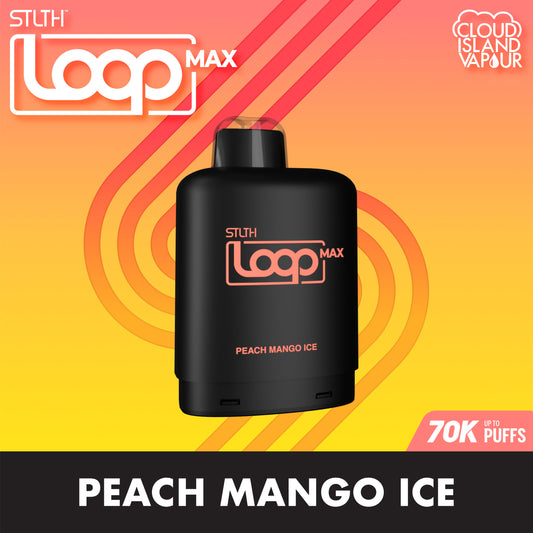 STLTH LOOP MAX 70K Pod Pack - Peach Mango Ice