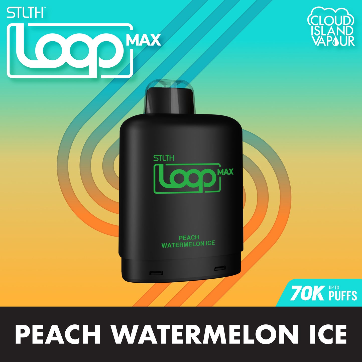 STLTH LOOP MAX Pod Pack Peach Watermelon Ice
