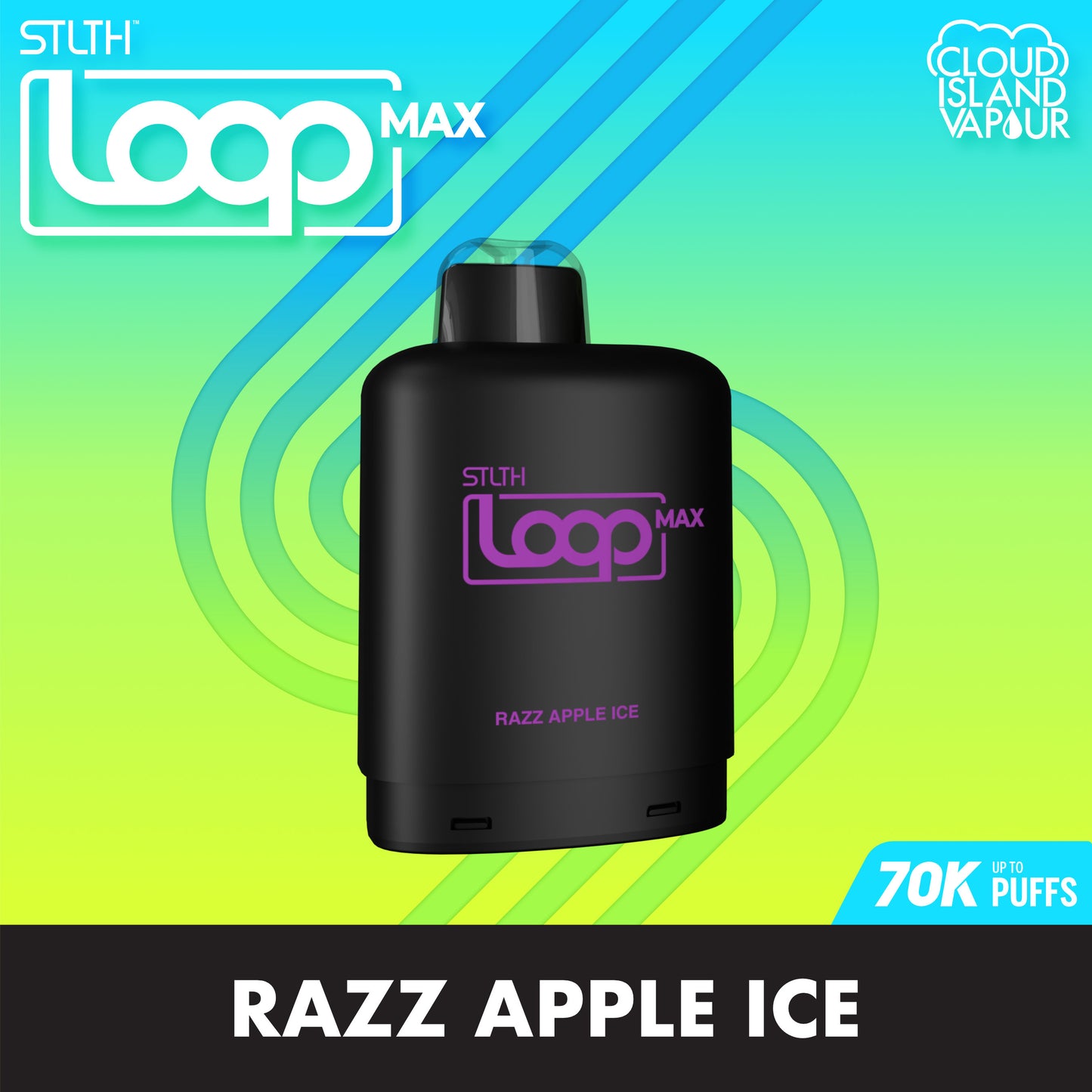 STLTH LOOP MAX Pod Pack Razz Apple Ice