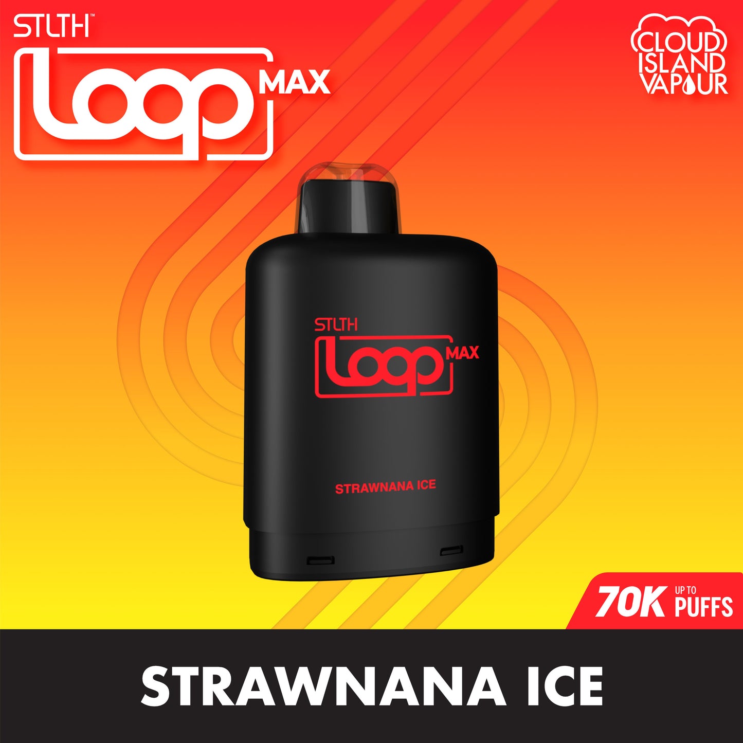 STLTH LOOP MAX Pod Pack Strawnana Ice