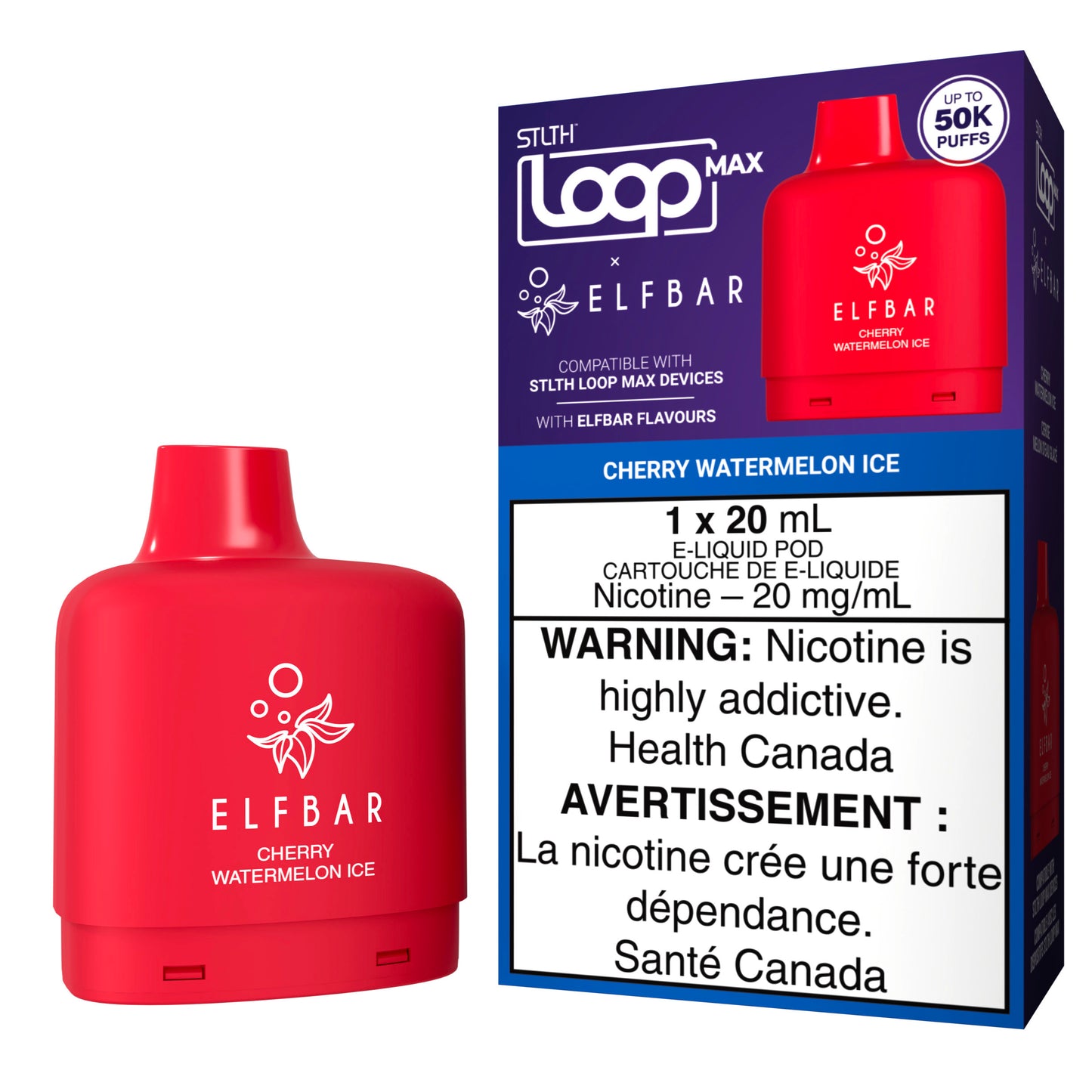 STLTH LOOP MAX X ELFBAR Cherry Watermelon Ice