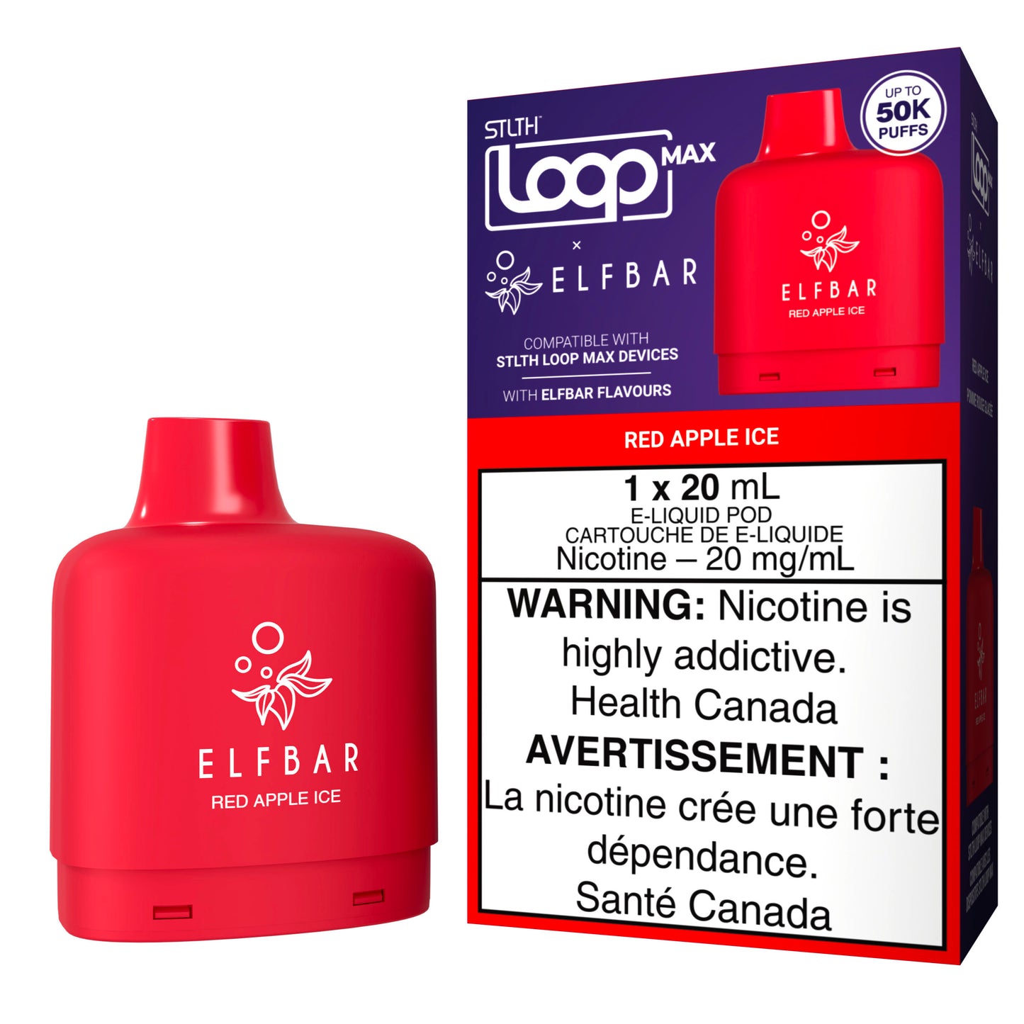 STLTH LOOP MAX X ELFBAR Red Apple Ice