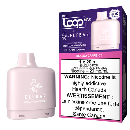 STLTH LOOP MAX X ELFBAR Sakura Grape Ice