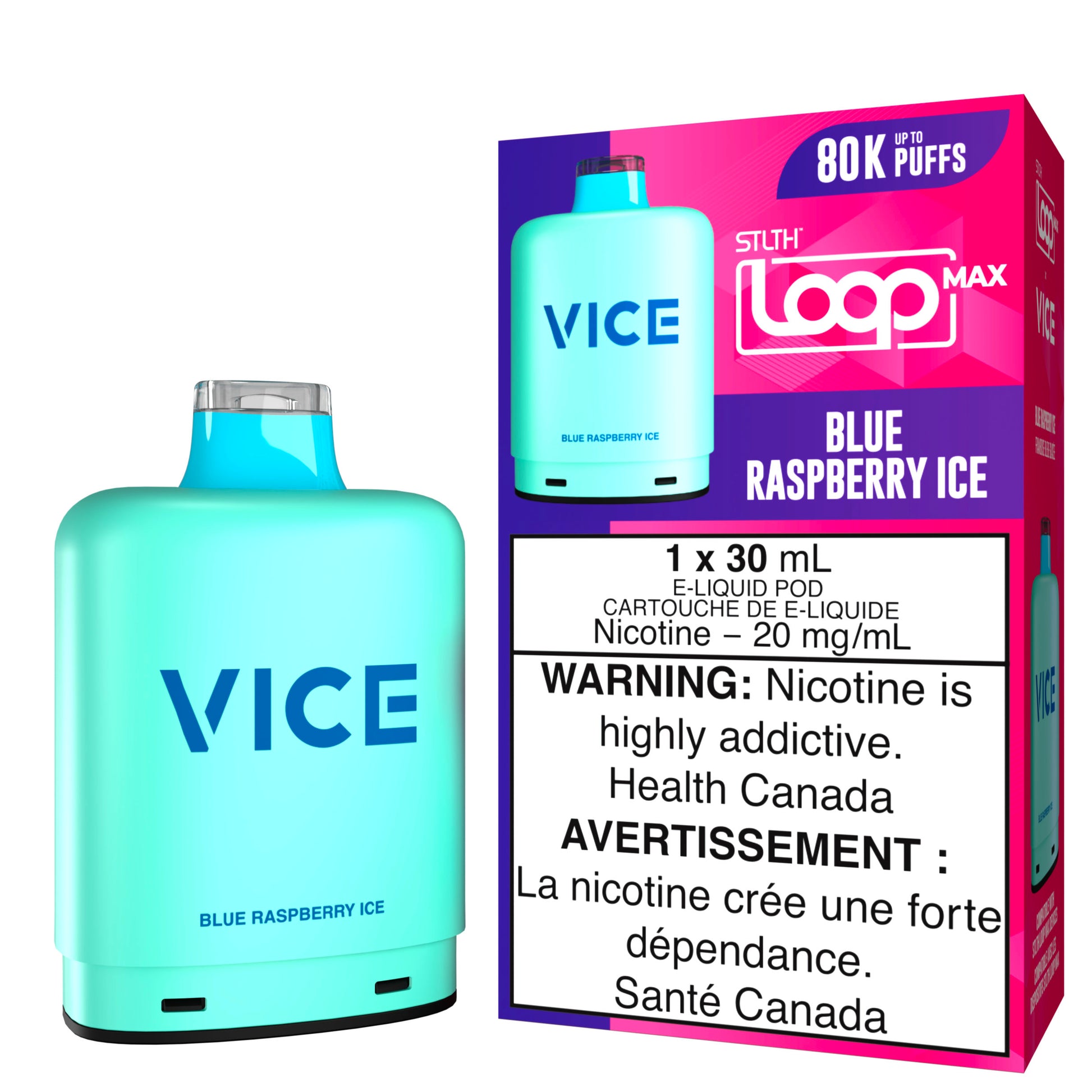 STLTH LOOP MAX X VICE Blue Raspberry Ice
