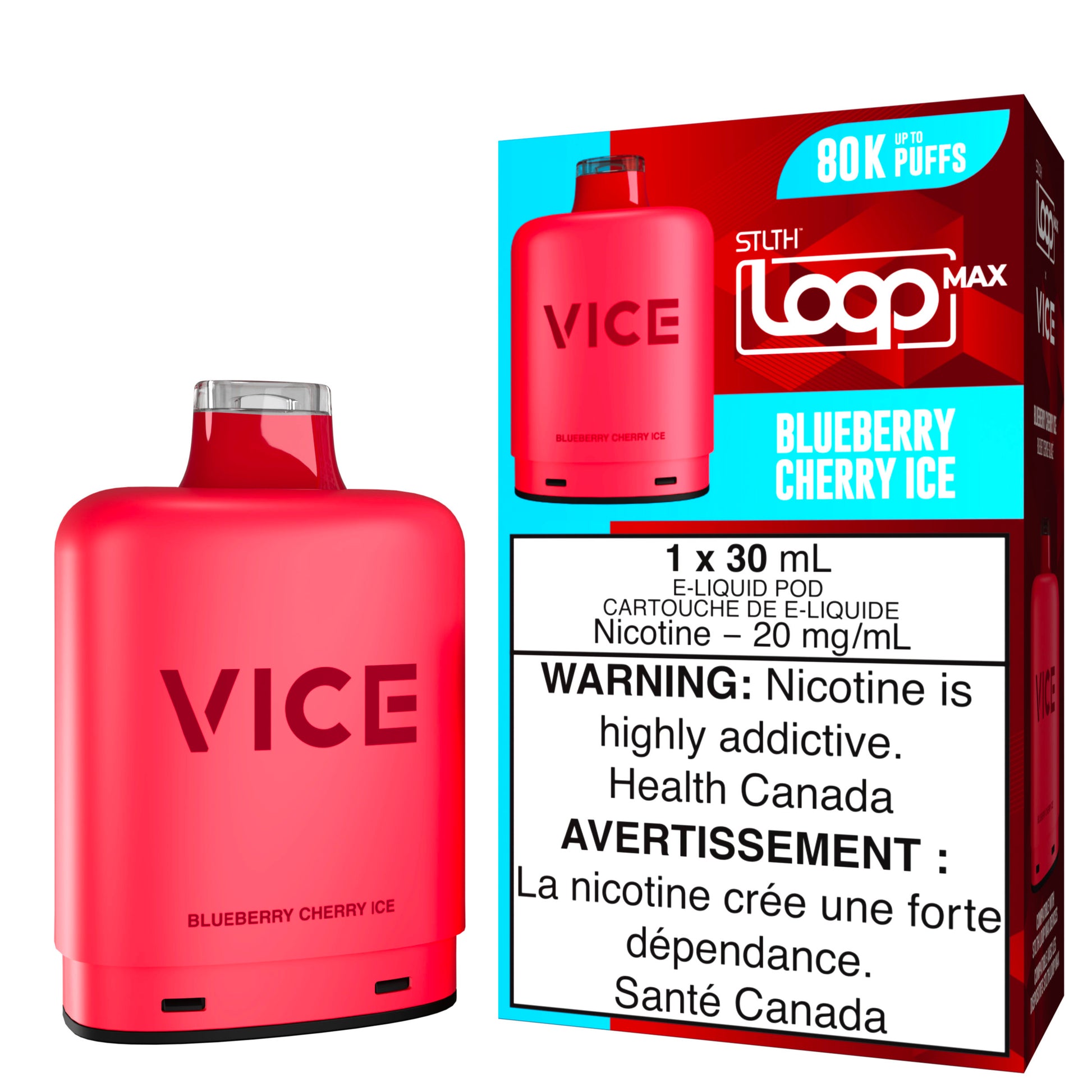 STLTH LOOP MAX X VICE Blueberry Cherry Ice