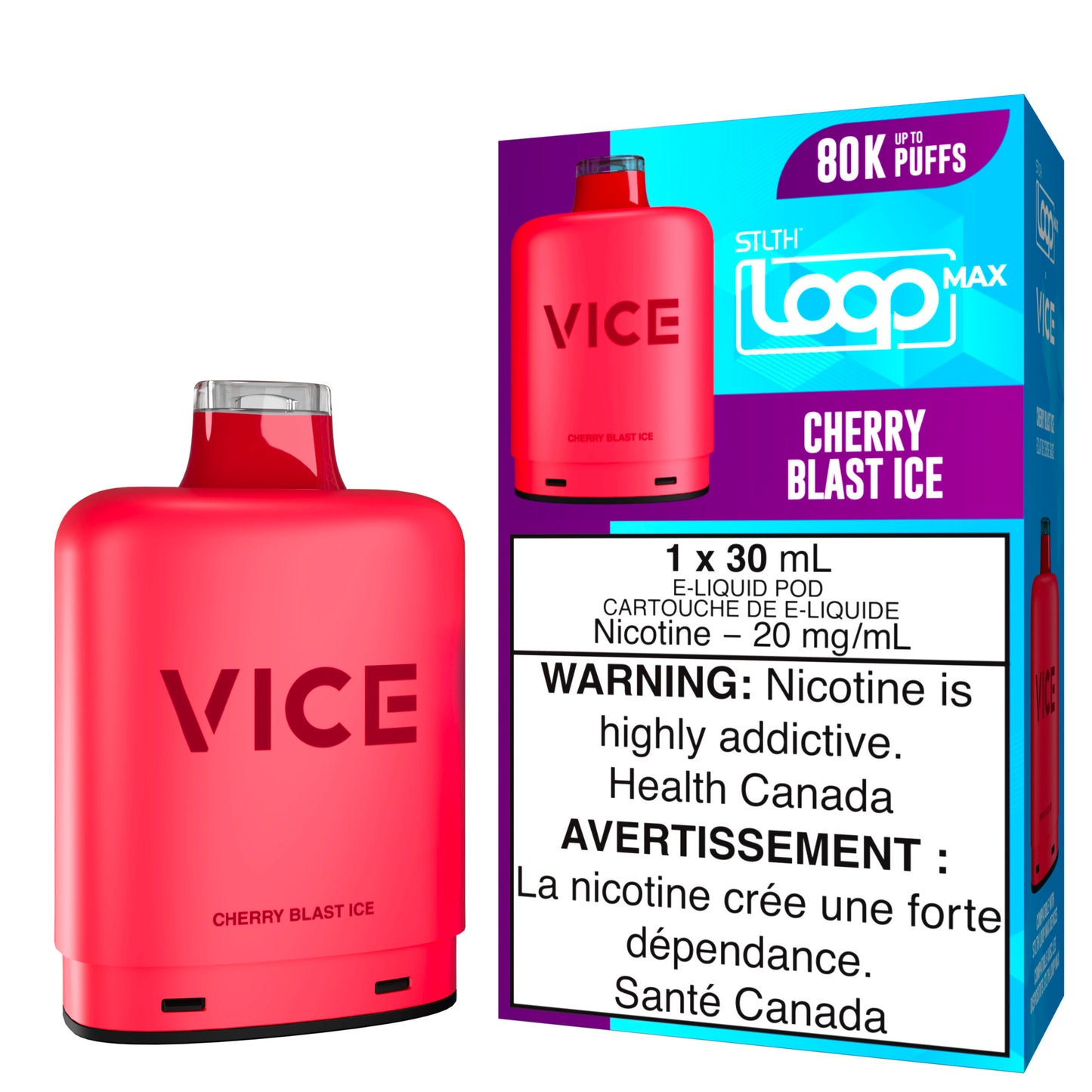 STLTH LOOP MAX X VICE Cherry Blast Ice