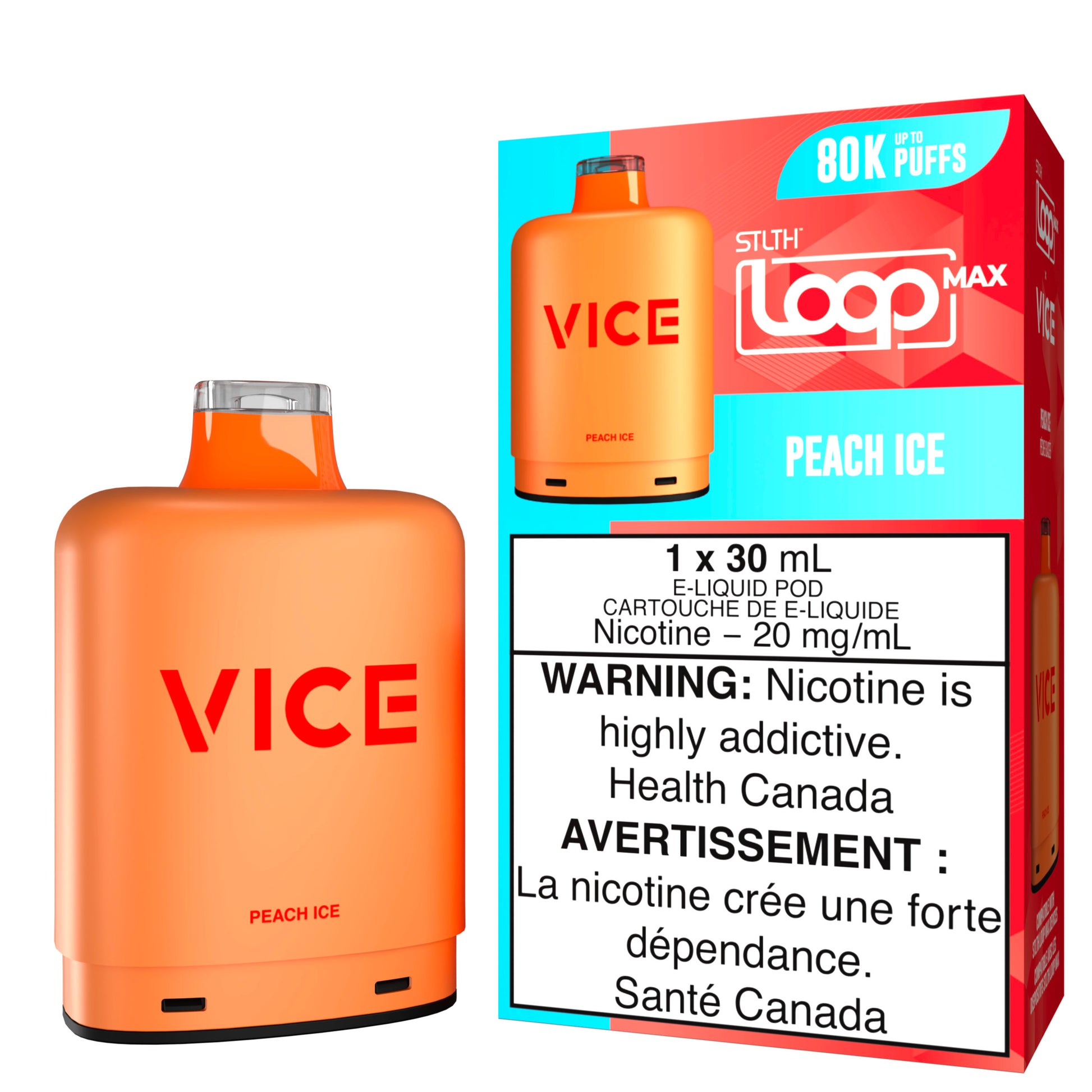 STLTH LOOP MAX X VICE Peach Ice