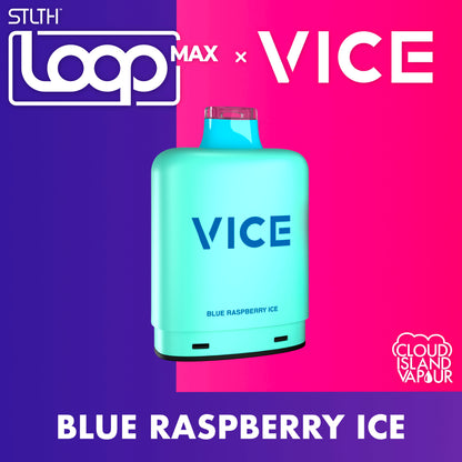 STLTH LOOP MAX X VICE Pod Pack Blue Raspberry Ice