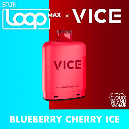 STLTH LOOP MAX X VICE Pod Pack Blueberry Cherry Ice