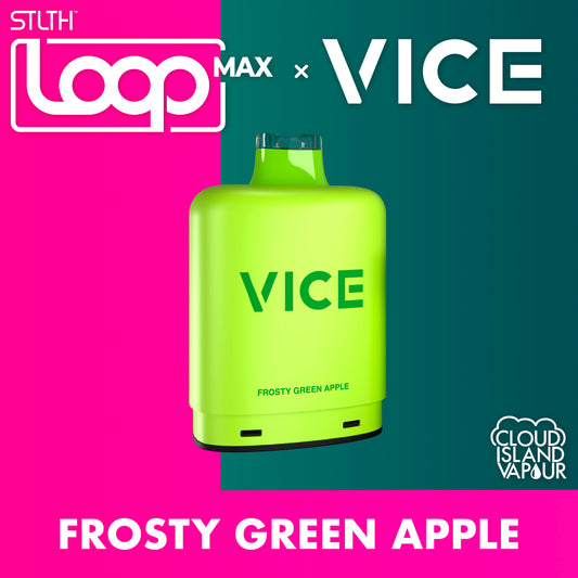 STLTH LOOP MAX X VICE Pod Pack Frosty Green Apple