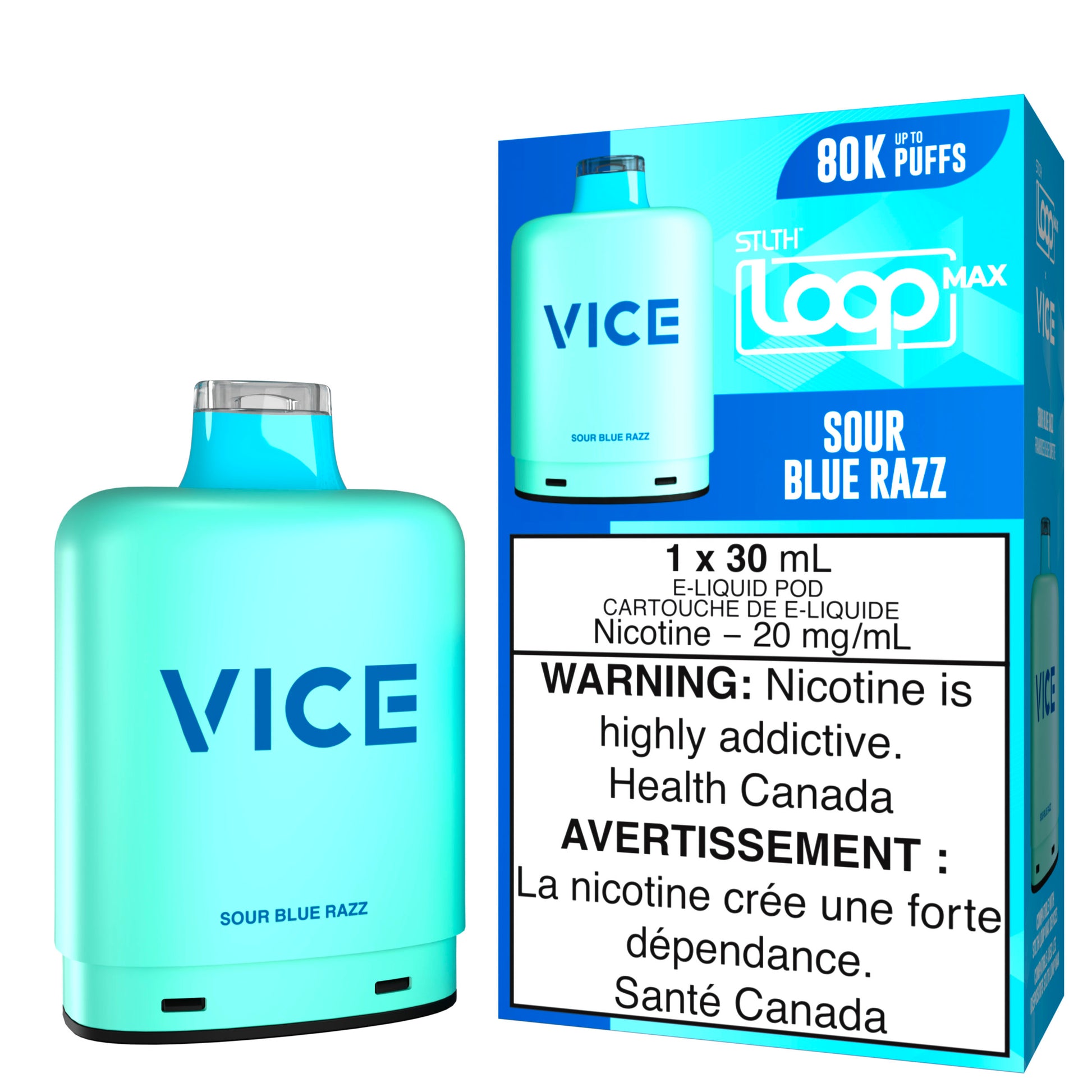 STLTH LOOP MAX X VICE Pod Pack - Sour Blue Razz Cloud Island Vapour STLTH LOOP MAX X VICE Pod Pack - Sour Blue Razz Cloud Island Vapour