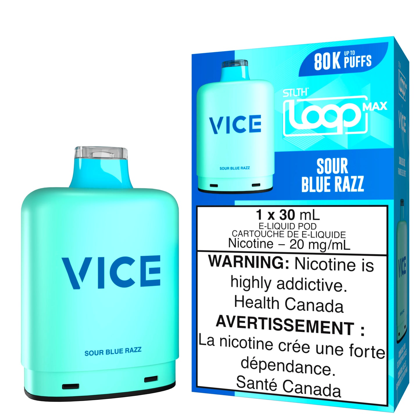 STLTH LOOP MAX X VICE Sour Blue Razz