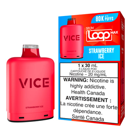 STLTH LOOP MAX X VICE Strawberry Ice