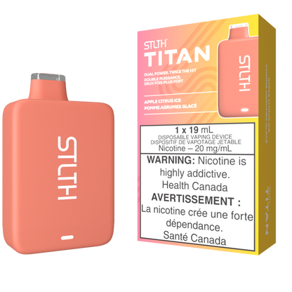 STLTH TITAN 10K Disposable Vape Apple Citrus Ice