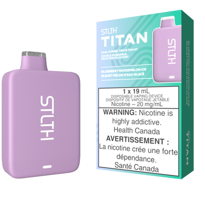 STLTH TITAN 10K Disposable Vape Blueberry Watermelon Ice