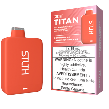 STLTH TITAN 10K Disposable Vape Cherry Classic Ice