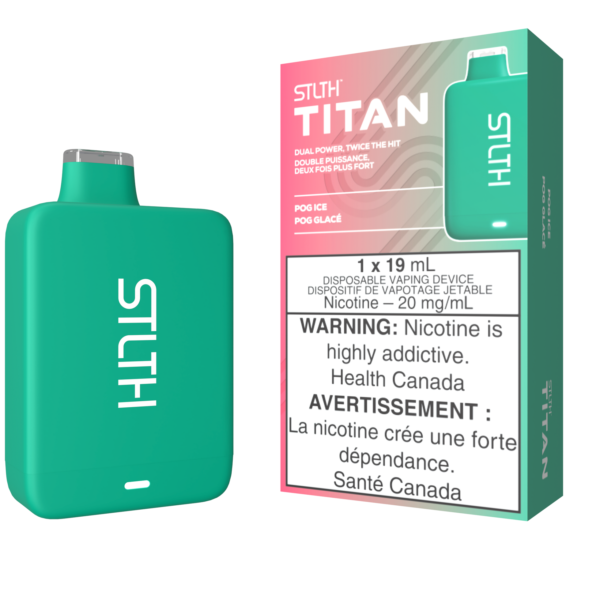 STLTH TITAN 10K Disposable Vape POG ICE