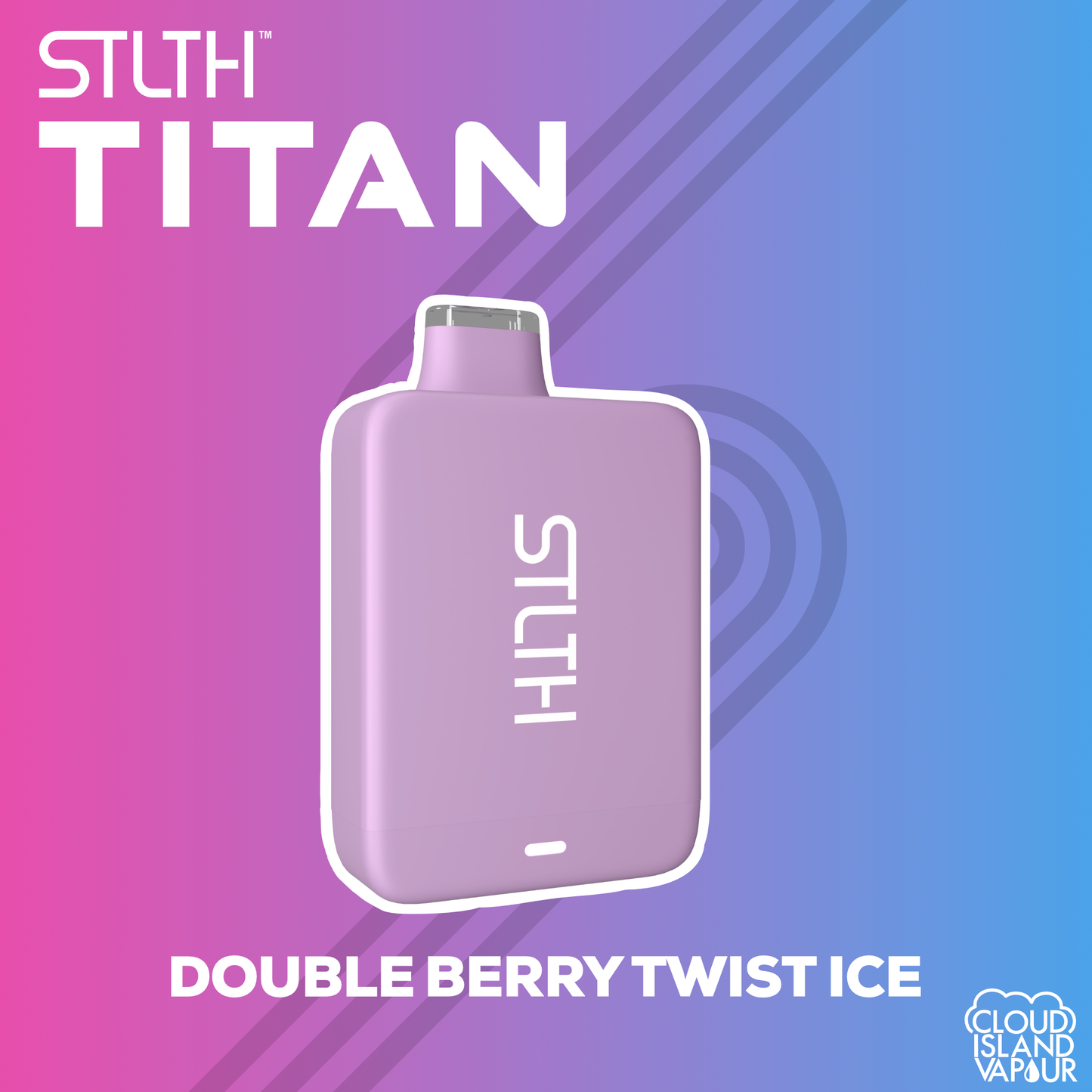 STLTH TITAN Disposable Vape Double Berry Twist Ice