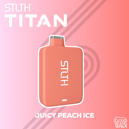 STLTH TITAN Disposable Vape Juicy Peach Ice