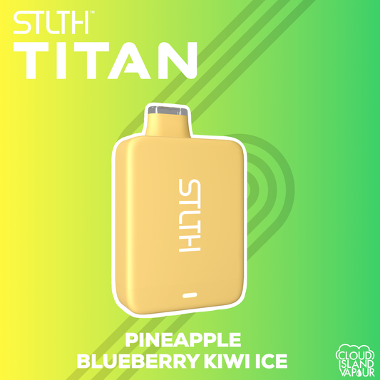 STLTH TITAN Disposable Vape Pineapple Blueberry Kiwi Ice