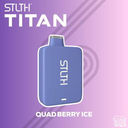 STLTH TITAN Disposable Vape Quad Berry Ice