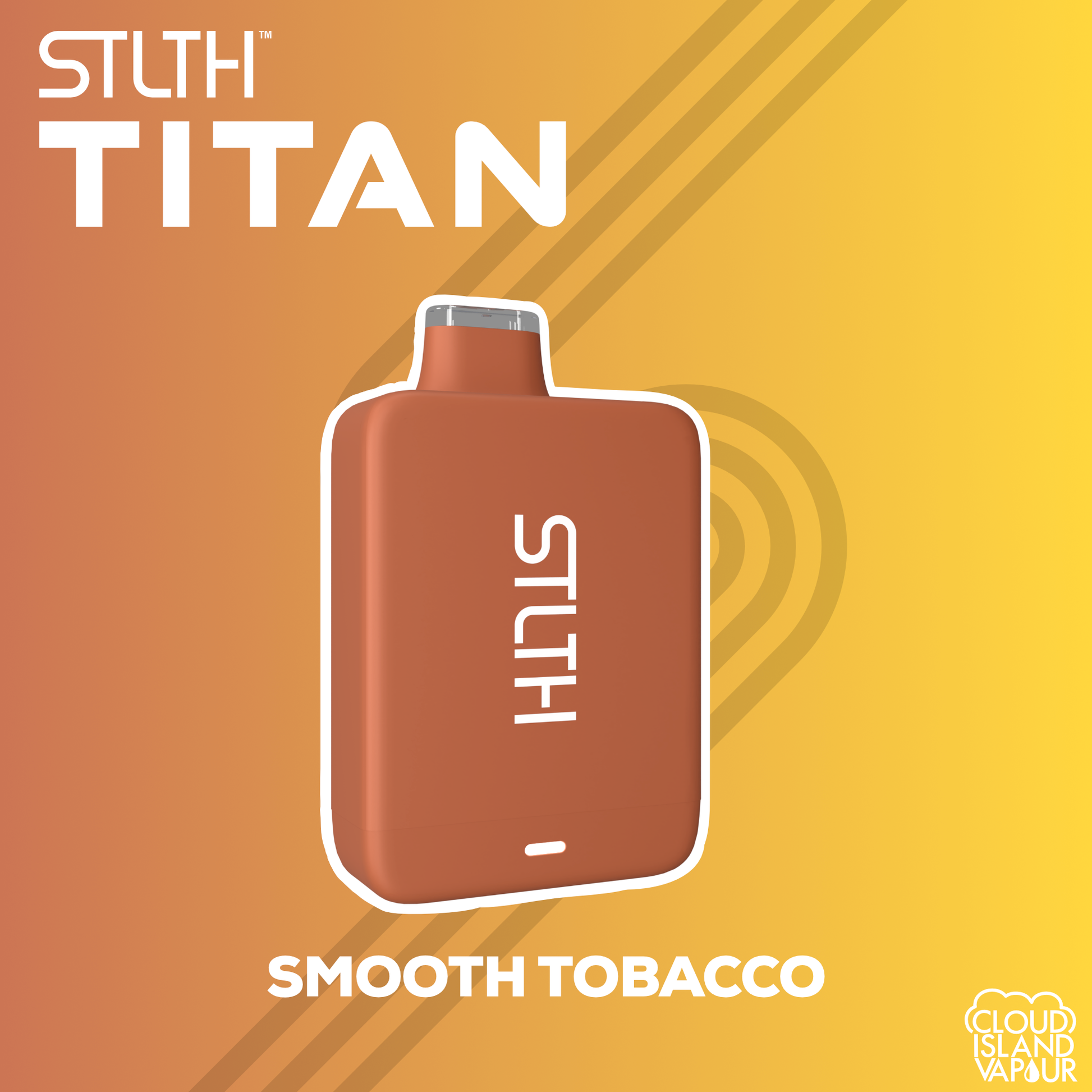 STLTH TITAN 10K Disposable Vape - Smooth Tobacco Cloud Island Vapour STLTH TITAN 10K Disposable Vape - Smooth Tobacco Cloud Island Vapour