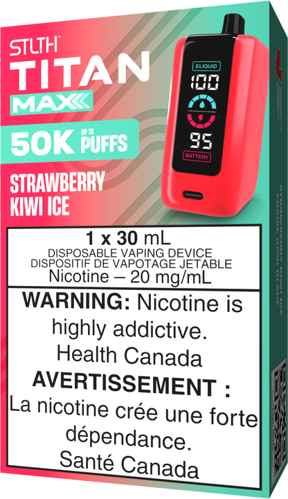 STLTH TITAN MAX Disposable Strawberry Kiwi Ice