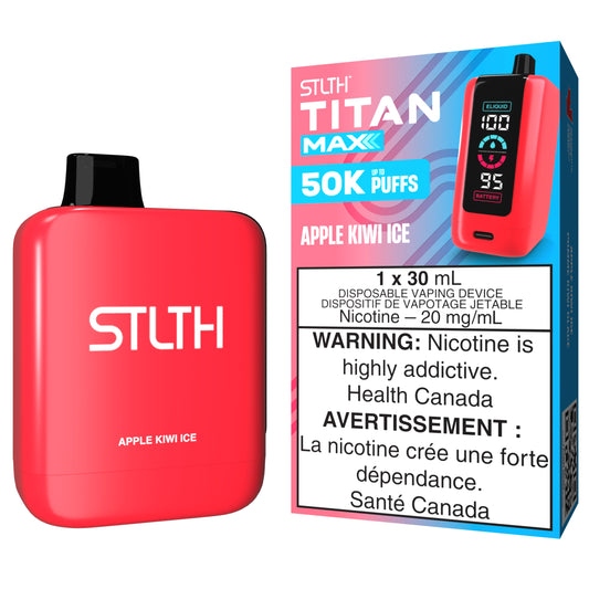 STLTH TITAN MAX Disposable Vape Apple Kiwi Ice