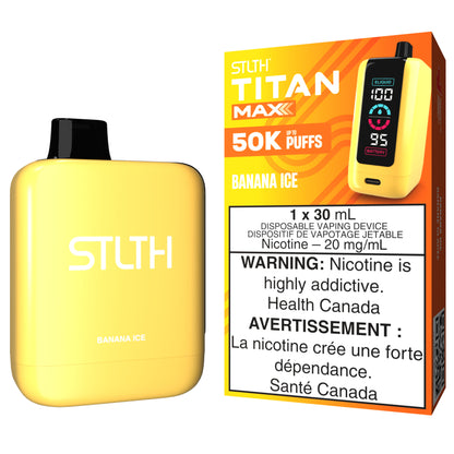 STLTH TITAN MAX Disposable Vape Banana Ice