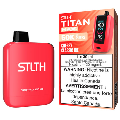 STLTH TITAN MAX Disposable Vape Cherry Classic Ice