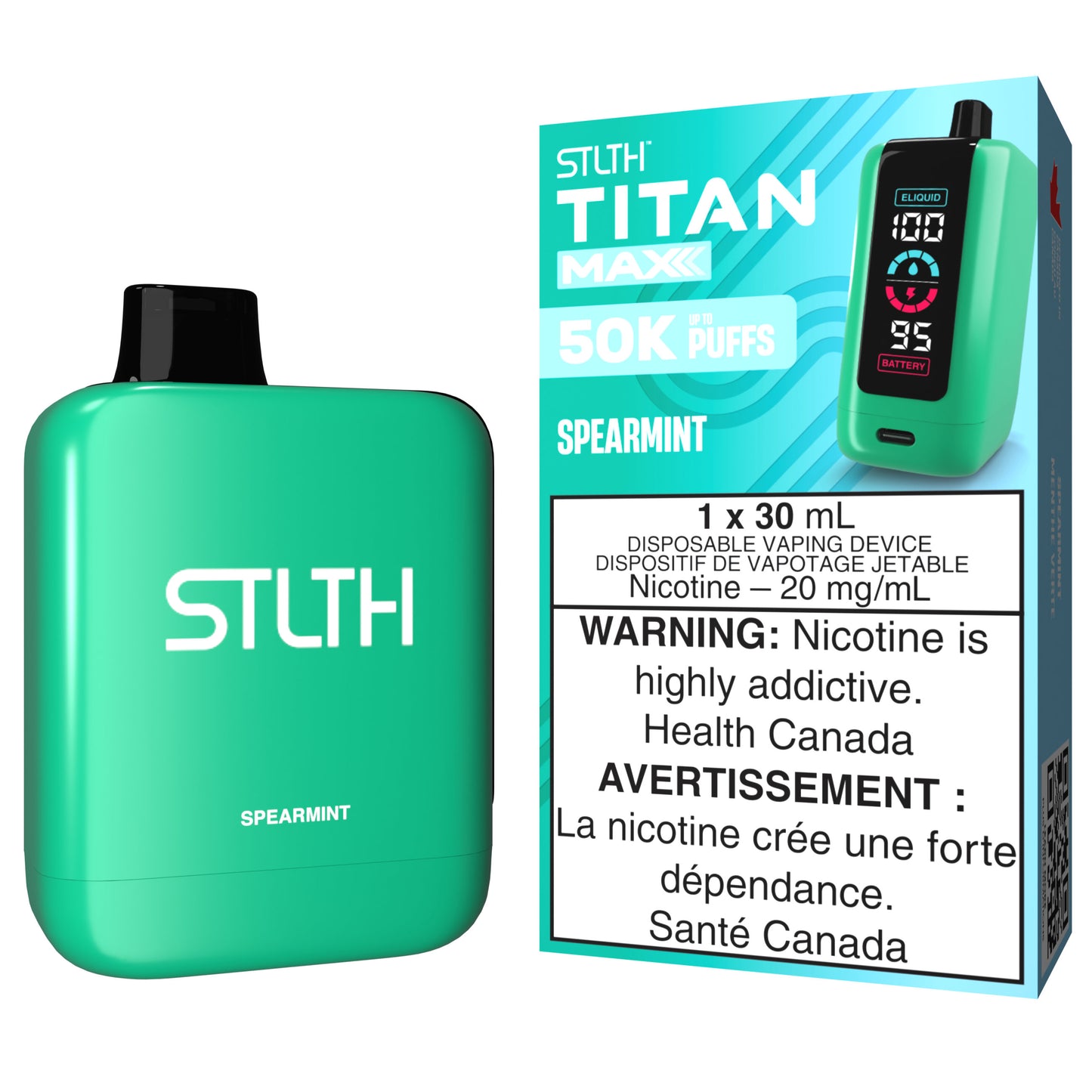 STLTH TITAN MAX Disposable Vape Spearmint