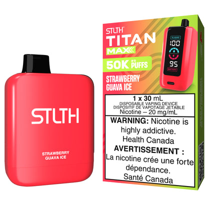 STLTH TITAN MAX Disposable Vape Strawberry Guava Ice