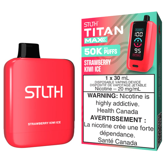 STLTH TITAN MAX Disposable Vape Strawberry Kiwi Ice