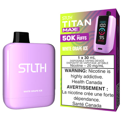 STLTH TITAN MAX Disposable Vape White Grape Ice