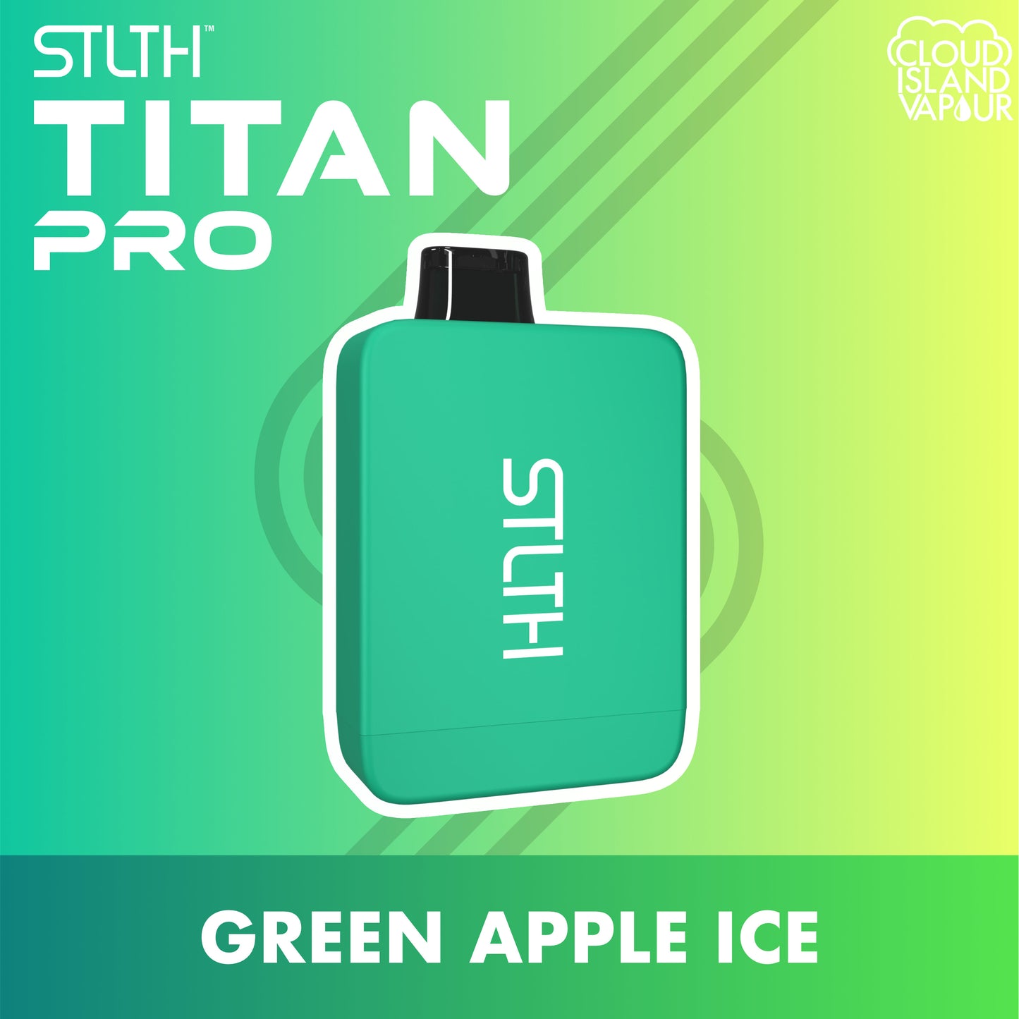 STLTH TITAN PRO Green Apple Ice